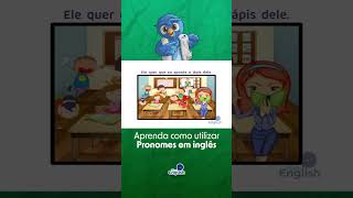 Aprenda pronomes em inglês [upl. by Enelyam]