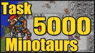 Task 5000 Minotaurs  Tibia EN ESPAÑOL [upl. by Dranyer545]