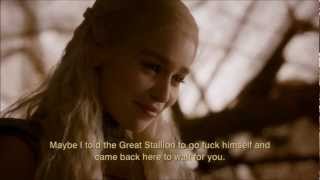 GoT  Daenerys meets Rhaego and Drogo in a vision [upl. by Stent674]