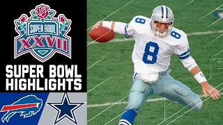 Super Bowl XXVII Recap Bills vs Cowboys  NFL [upl. by Ahsinned440]