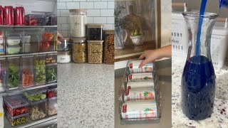 Fridge and Grocery restocksOrganization and restocking Tiktok compilation satisfying  ASMR [upl. by Llenna984]