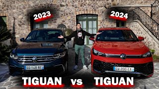 VW  TIGUAN 2023 vs TIGUAN 2024 [upl. by Annoif]