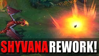 SHYVANA REWORK  New FIREBALL Ability  League of Legends [upl. by Anav163]