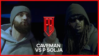 P Solja vs Caveman  Premier Battles  Rap Battle [upl. by Nibram]