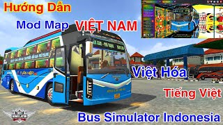 Hướng dẫn tải và Chơi game lái xe Bus Simulator Indonesia vietnam [upl. by Yelreveb551]