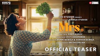 Mrs Official Teaser  Sanya Malhotra  Nishant Dahiya  Kanwaljit Singh  Arati Kadav [upl. by Elonore459]