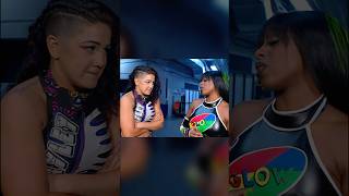 Bayley amp Naomi meet after a hardfought match [upl. by Eon]