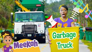 Brand New Meekah Garbage Truck Song  Meekah Cars and Trucks Nursery Rhymes for the Family [upl. by Nnylyma514]