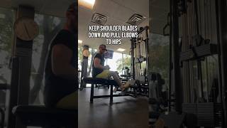 DO THIS if you get Neck Pain from Cable Rows shorts fitness [upl. by Haroldson]