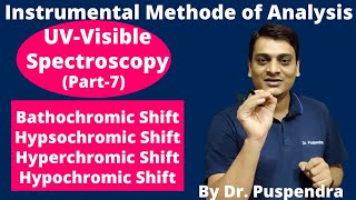 Part 7 Absorption amp Intensity Shifts in UVVisible Spectroscopy By Dr Puspendra [upl. by Yclek]