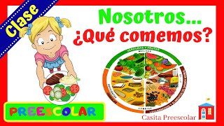 El PLATO DEL BIEN COMER Nosotros ¿Qué comemos Aprendeencasa [upl. by Giovanni]