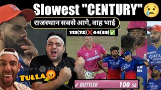 Buttler की सेंचुरी मैच जीत गई और Kohli की 😭  Stunning Batting by Buttler amp Sanju  RR vs RCB 2024 [upl. by Shivers]