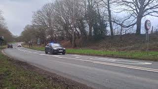 Cheshire Fire And Rescue Service Fire Officer Responding To A Road Traffic Collision [upl. by Lemieux]