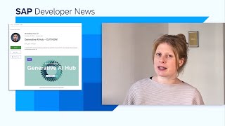 Gen AI Hub BTP Events BTP Cockpit Help ABAP Trial SP09 Build New Editor  SAP Developer News [upl. by Amilah]