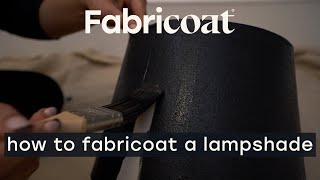 How to Upcycle a Lampshade With Fabricoat Fabric Paint [upl. by Lail]