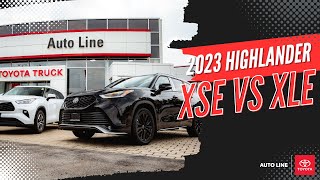 2023 Highlander XSE vs 2023 Highlander XLE  Walk Around [upl. by Elvie98]