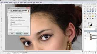 Haare freistellen  GIMP 28 für digitale Fotografie [upl. by Mosera]