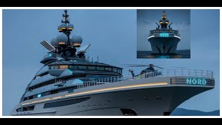 Lürssen Yachts Launches 464foot SuperYacht Nord [upl. by Glynis]