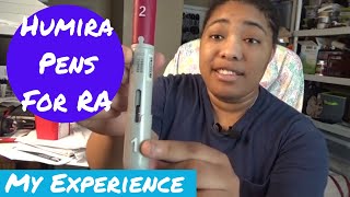 How I Give Myself Humira Pen Injections For my Rheumatoid Arthritis [upl. by Rehpitsirhc]