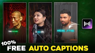 Automatic Captions Generator For Free  Zeemo Auto Captions Ai  How To Add Captions In Video [upl. by Yrellam]