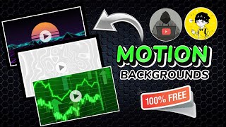 Use These 5 websites to get Motion Background Videos for YouTube [upl. by Enilra]