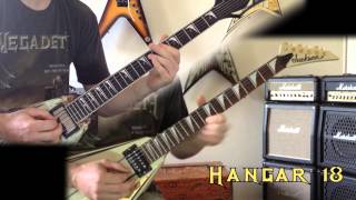 Megadeth  Hangar 18 Guitar Cover No Backing Track [upl. by Ateerys600]