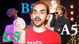 Vocal Battle Cynthia Erivo vs Kelly Clarkson  Reaction [upl. by Snowber]