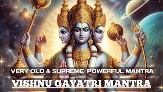 FULFILL YOUR EVERY DREAM with this mantra  Vishnu Gayatri Mantra [upl. by Brendin]