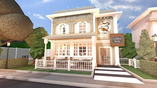 Cafe  Bloxburg Town Series [upl. by Anneehs72]