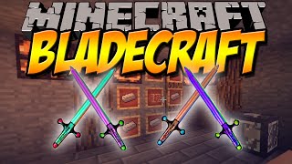 FARBIGE SCHWERTER  Bladecraft Mod  Minecraft Mod Review DEUTSCH [upl. by Griswold558]