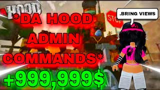 NEW Da Hood Admin Script PASTEBIN 2023 UNLIMITED MONEY SCRIPT [upl. by Karry]