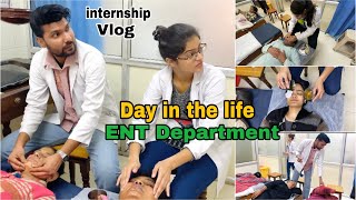 A day in the Life of Medical Student  Internship Vlog  ENT Department vlog neetmotivation [upl. by Neetsirk215]