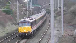 86101 and 87002 pass Hest Bank with 1Z29 to Glasgow [upl. by Della]