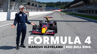 Marcus Kleveland testing Formula 4 on Red Bull Ring [upl. by Nudd]