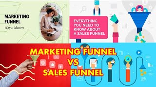 Marketing Funnel vs Sales Funnel  The Benefits of these Funnels  How Do They Work In Details [upl. by Anzovin]