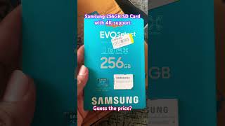 Samsung 256gb sd card [upl. by Dow274]