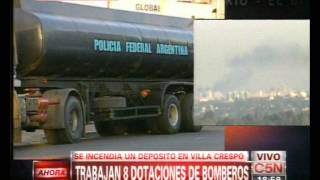 C5N  SOCIEDAD INCENDIO EN VILLA CRESPO PARTE 1 [upl. by Yrrol]