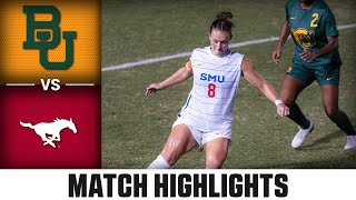 Baylor vs SMU Match Highlights  2024 ACC Womens Soccer [upl. by Fabyola]