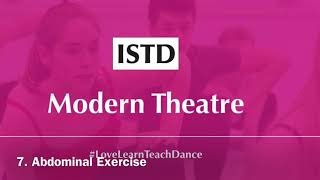 ISTD  Modern  Intermediate  7 Abdominal Exercise [upl. by Pascale]