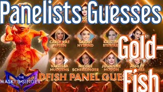 Panelists Guesses on Goldfish  The Masked Singer USA Season 11 Finale [upl. by Lehsreh]