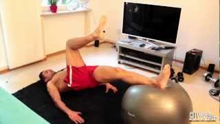 Beintraining mit dem Gymnastikball [upl. by Esther]