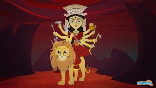 The Story of Goddess Durga in Hindi  Mocomi Kids [upl. by Enos226]