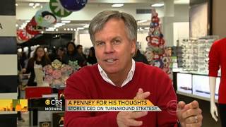 JCPenney CEO talks companys losses [upl. by Anirol]