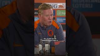 Ronald Koeman over de aanstaande transfer van Memphis Depay 🇧🇷👀 [upl. by Veriee]