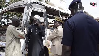 3 bus Tata incendiés à Thiès la réaction du Gouverneur Alioune Badara Mbengue [upl. by Yatnuahs657]