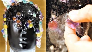 【ゾクゾク快感】耳にまとわりついた「ぷよぷよボールスライム」を剥がしていく【ASMR  Orbeez slime】 [upl. by Vashti]