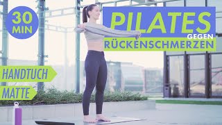 Das Workout gegen Rückenschmerzen 😞🏋️‍♀️🤗 30 MIN PILATESFLOW für alle [upl. by Bradleigh213]