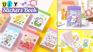 Make a Kawaii Stickers Book and Keep a Journal with Cute Stickers [upl. by Ithsav]