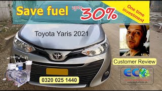 HHO kit  Toyota Yaris 2021  Customer Review [upl. by Alesiram741]