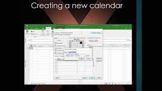 Creating a new calendar [upl. by Anerys34]